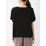 快適機能 無縫製ラグラン フレンチ袖 クルーニット | TAKA-Q WOMEN | 詳細画像8