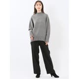ウォッシャブル バックスリット ハイネックニットプルオーバー | TAKA-Q WOMEN | 詳細画像5 