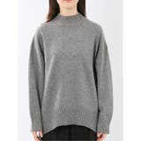 ウォッシャブル バックスリット ハイネックニットプルオーバー | TAKA-Q WOMEN | 詳細画像6 
