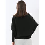 ハンドウォッシャブル ドルマン&リブハイネック ニットアンサンブル | TAKA-Q WOMEN | 詳細画像3 