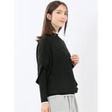 ハンドウォッシャブル ドルマン&リブハイネック ニットアンサンブル | TAKA-Q WOMEN | 詳細画像4 