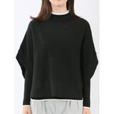 ハンドウォッシャブル ドルマン&リブハイネック ニットアンサンブル | TAKA-Q WOMEN | 詳細画像6 