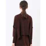 ハンドウォッシャブル ポンチョ&ワンピース ニットアンサンブル | TAKA-Q WOMEN | 詳細画像3