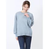 73サックス | シアーニット&タンクトップ アンサンブル | TAKA-Q WOMEN