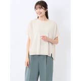 33ベージュ | ゆるニット&タンクトップ アンサンブル | TAKA-Q WOMEN