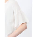 クルーネック フレア袖 ニットプルオーバー | TAKA-Q WOMEN | 詳細画像11