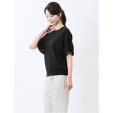 クルーネック フレア袖 ニットプルオーバー | TAKA-Q WOMEN | 詳細画像13