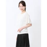 クルーネック フレア袖 ニットプルオーバー | TAKA-Q WOMEN | 詳細画像2