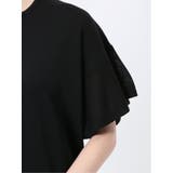クルーネック フレア袖 ニットプルオーバー | TAKA-Q WOMEN | 詳細画像22