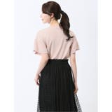 クルーネック フレア袖 ニットプルオーバー | TAKA-Q WOMEN | 詳細画像24