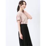クルーネック フレア袖 ニットプルオーバー | TAKA-Q WOMEN | 詳細画像25