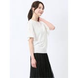 クルーネック フレア袖 ニットプルオーバー | TAKA-Q WOMEN | 詳細画像4