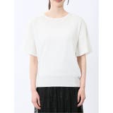 クルーネック フレア袖 ニットプルオーバー | TAKA-Q WOMEN | 詳細画像7