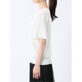 クルーネック フレア袖 ニットプルオーバー | TAKA-Q WOMEN | 詳細画像8