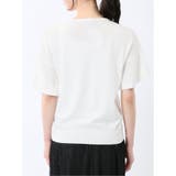 クルーネック フレア袖 ニットプルオーバー | TAKA-Q WOMEN | 詳細画像9