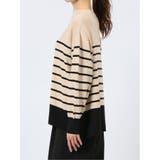 ボーダー ボトルネック ニットプルオーバー | TAKA-Q WOMEN | 詳細画像32