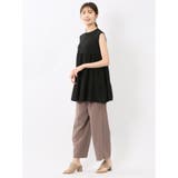 ティアード ノースリ ニットプルオーバー | TAKA-Q WOMEN | 詳細画像14
