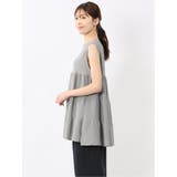 ティアード ノースリ ニットプルオーバー | TAKA-Q WOMEN | 詳細画像2