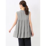 ティアード ノースリ ニットプルオーバー | TAKA-Q WOMEN | 詳細画像3