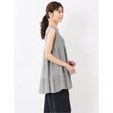 ティアード ノースリ ニットプルオーバー | TAKA-Q WOMEN | 詳細画像4