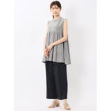 ティアード ノースリ ニットプルオーバー | TAKA-Q WOMEN | 詳細画像5