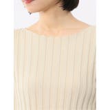 快適機能 ワイドリブ クルーネック 半袖ニット | TAKA-Q WOMEN | 詳細画像33