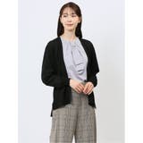 05黒 | ラメシアー カーディガン | TAKA-Q WOMEN
