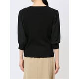 7分袖ジョーゼット リブニットプルオーバー | TAKA-Q WOMEN | 詳細画像26
