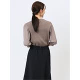 7分袖ジョーゼット リブニットプルオーバー | TAKA-Q WOMEN | 詳細画像41