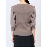 7分袖ジョーゼット リブニットプルオーバー | TAKA-Q WOMEN | 詳細画像46