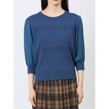 7分袖ジョーゼット リブニットプルオーバー | TAKA-Q WOMEN | 詳細画像54