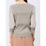 7分袖ジョーゼット リブニットプルオーバー | TAKA-Q WOMEN | 詳細画像8