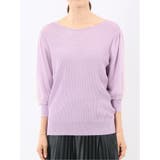 ハンドウォッシャブル 袖チュール ニットプルオーバー | TAKA-Q WOMEN | 詳細画像33 