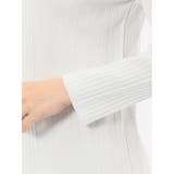 ハンドウォッシャブル ラメリブ ハイネック ニットプルオーバー | TAKA-Q WOMEN | 詳細画像10 