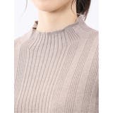 ハンドウォッシャブル ラメリブ ハイネック ニットプルオーバー | TAKA-Q WOMEN | 詳細画像39 