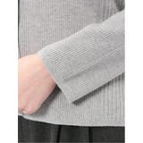 ハンドウォッシャブル ラメリブ Vネック ニットカーディガン | TAKA-Q WOMEN | 詳細画像10 