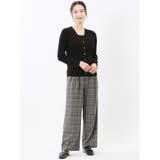 ハンドウォッシャブル ラメリブ Vネック ニットカーディガン | TAKA-Q WOMEN | 詳細画像14 