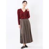 ハンドウォッシャブル ラメリブ Vネック ニットカーディガン | TAKA-Q WOMEN | 詳細画像23 