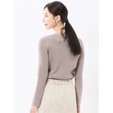 ハンドウォッシャブル ラメリブ Vネック ニットカーディガン | TAKA-Q WOMEN | 詳細画像30 