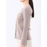 ハンドウォッシャブル ラメリブ Vネック ニットカーディガン | TAKA-Q WOMEN | 詳細画像34 
