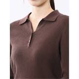 ハンドウォッシャブル リブ ポロニット | TAKA-Q WOMEN | 詳細画像36 