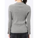 ハンドウォッシャブル リブ ポロニット | TAKA-Q WOMEN | 詳細画像8 