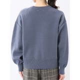 ロゴ刺繍 スエットライク ニットプルオーバー | TAKA-Q WOMEN | 詳細画像37 