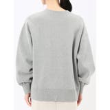 ロゴ刺繍 スエットライク ニットプルオーバー | TAKA-Q WOMEN | 詳細画像8 