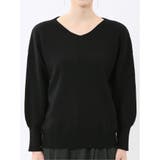 ハンドウォッシャブル センターハギ Vネック ニットプルオーバー | TAKA-Q WOMEN | 詳細画像24 