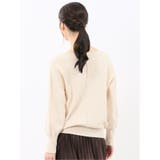 ハンドウォッシャブル センターハギ Vネック ニットプルオーバー | TAKA-Q WOMEN | 詳細画像3 
