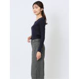ラメリブニット Vネックプルオーバー | TAKA-Q WOMEN | 詳細画像34 