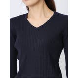 ラメリブニット Vネックプルオーバー | TAKA-Q WOMEN | 詳細画像41 