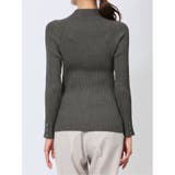 ラメリブニット ハイネックプルオーバー | TAKA-Q WOMEN | 詳細画像28