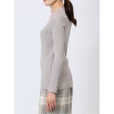 ラメリブニット ハイネックプルオーバー | TAKA-Q WOMEN | 詳細画像37